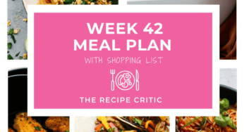 Weekly Meal Plan #42 | The Recipe Critic