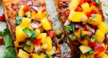 Easy Mango Salsa Salmon | The Recipe Critic